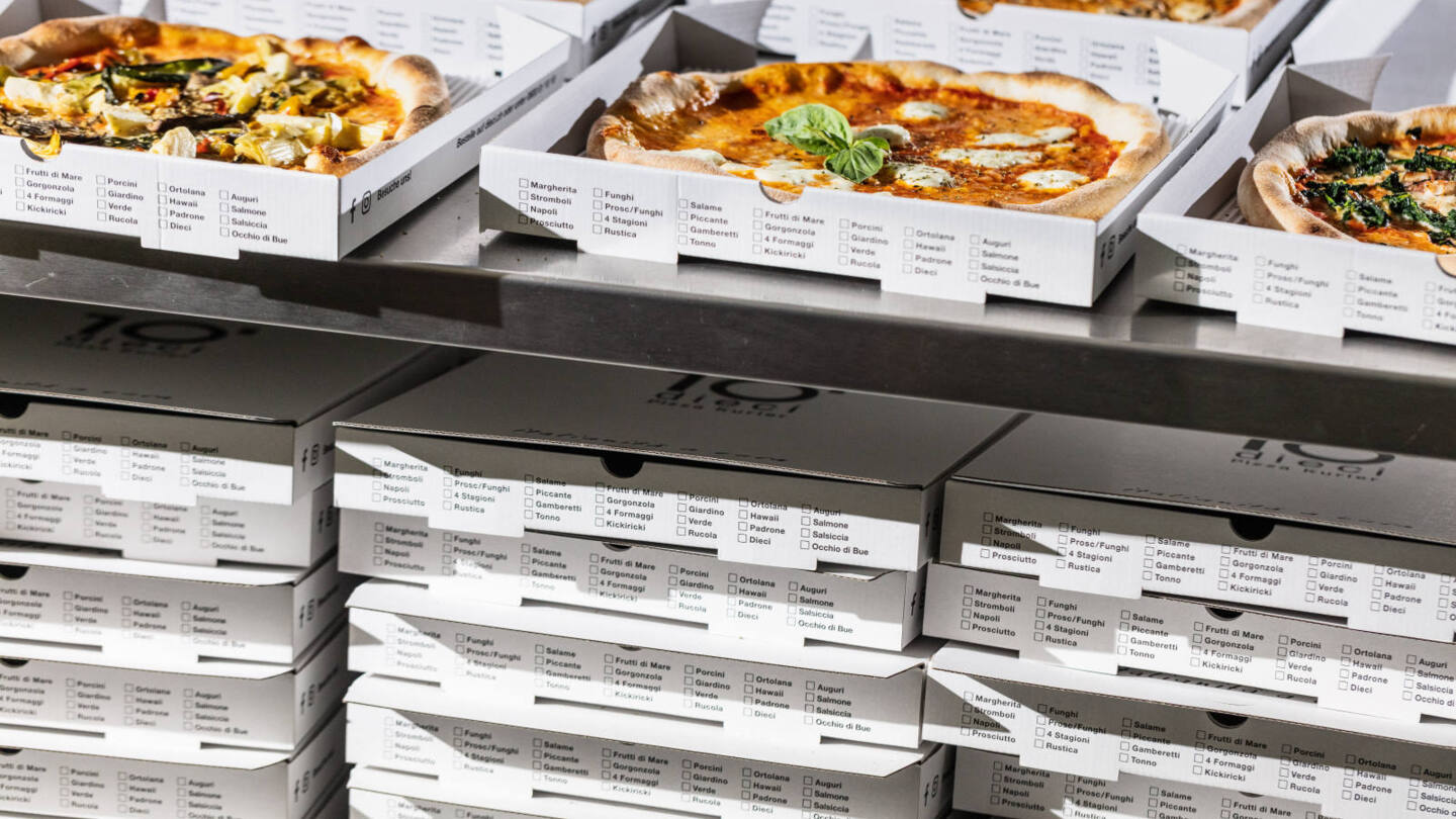 dieci Pizza Kurier ZugBaar Pizza online bestellen dieci.ch
